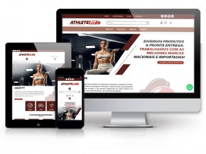 criação sites e desenvolvimento sites - Lojas (Personalizadas) - AthleteFit