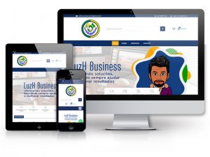 criação sites e desenvolvimento sites - Lojas (Pre-prontas) - LuzH Business
