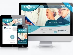 criação sites e desenvolvimento sites - Médicos & Clínicas - Care Saúde