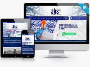 criação sites e desenvolvimento sites - Serviços - JHS Estruturas Metálicas